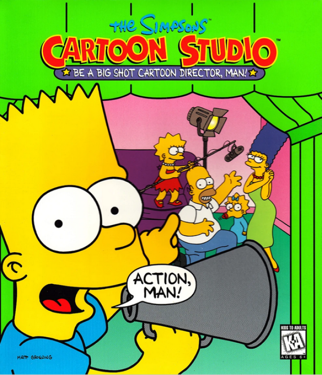 Cover The Simpsons Cartoon Studio