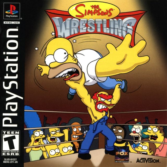 Cover The Simpsons Wrestling
