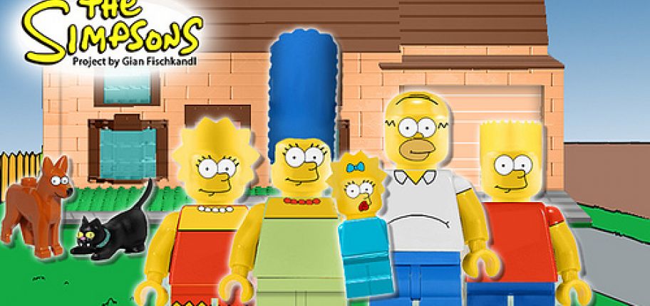 Inoffizielles Simpsons-LEGO-Set