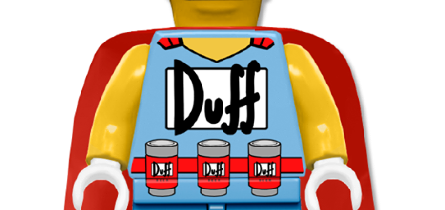 FanArt: Duffman als LEGO-Figur