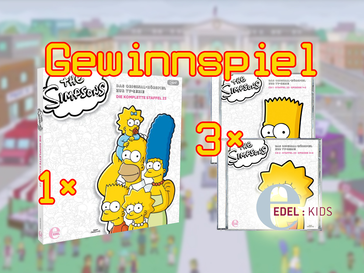 Gewinnt 1 von 4 Simpsons-Hörspiel-CDs Gewinnt 1 von 4 Simpsons-Hörspiel-CDs