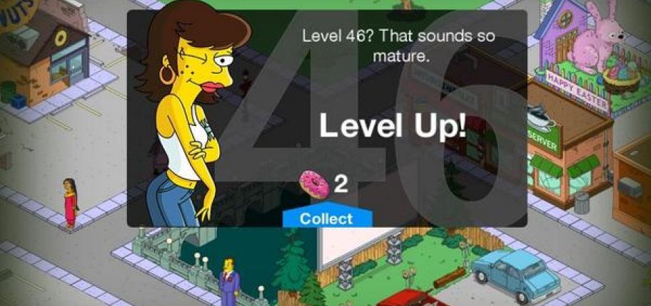 Level 46 - Update für Die Simpsons: Springfield / TappedOut