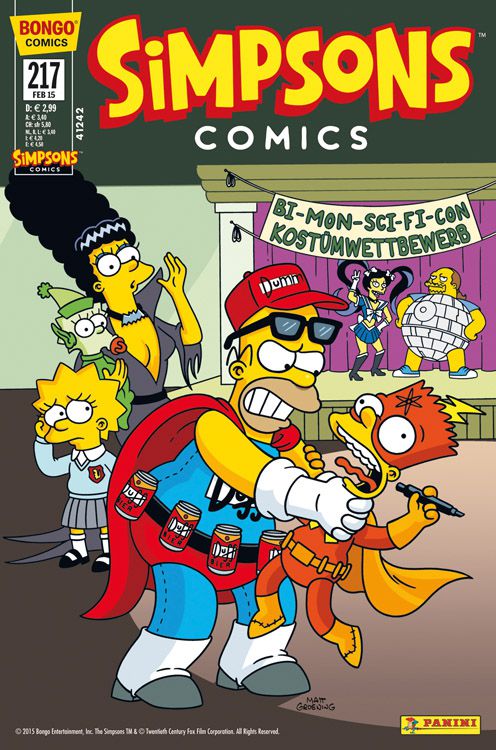 Neu im Handel: Simpsons Comic Nr. 217 Neu im Handel: Simpsons Comic Nr. 217