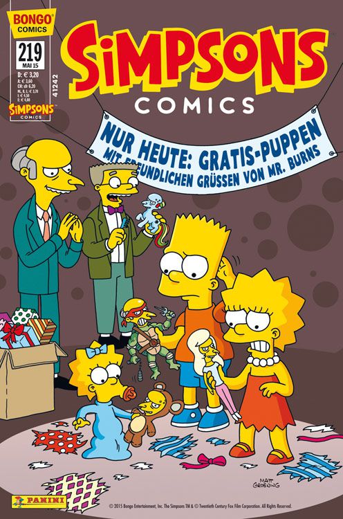 Neu im Handel: Simpsons Comic Nr. 219 Neu im Handel: Simpsons Comic Nr. 219