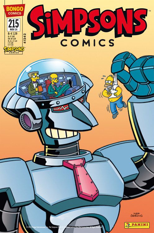 Neu im Handel: Simpsons Comic 215 Neu im Handel: Simpsons Comic 215