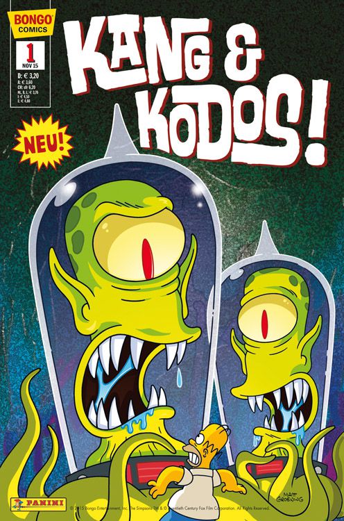 Neu im Handel: Kang & Kodos Nr. 1 Neu im Handel: Kang & Kodos Nr. 1