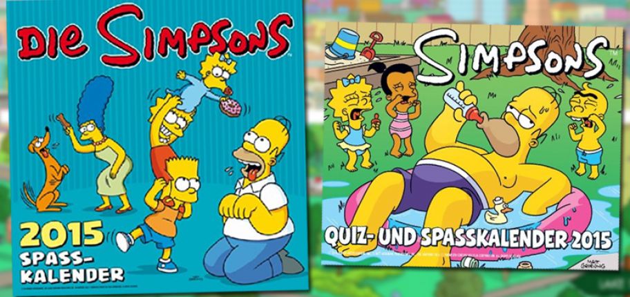 Neu im Handel: Simpsons Kalender 2015
