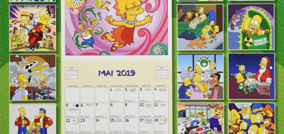 Die Simpsons Kalender für 2019 - welchen muß man haben?