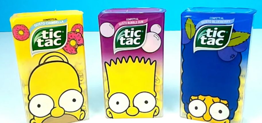 Ferrero bringt Simpsons Tic Tacs auf den Markt