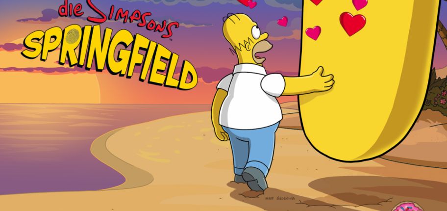 Valentinstag-Update für Die Simpsons: Springfield / Tapped Out