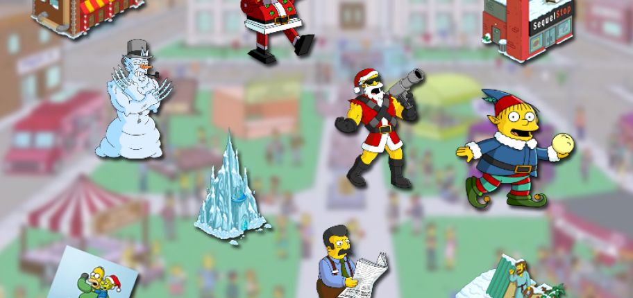 Weihnachten - Update für Die Simpsons: Springfield / TappedOut