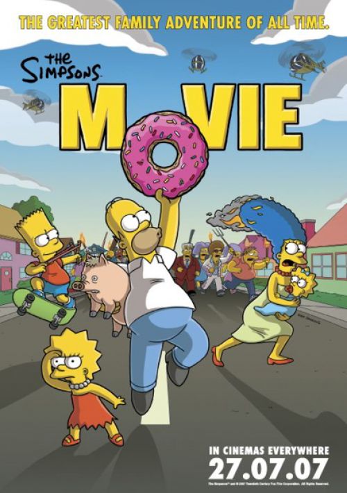 Alternatives Filmplakat "Die Simpsons - Der Film"