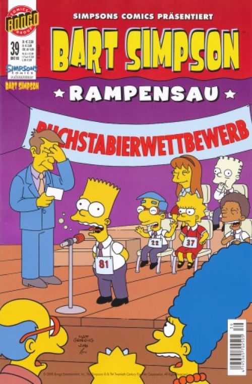 Bart Simpson Comic Nr. 39