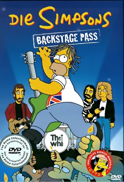 Simpsons Backstage Pass Cover