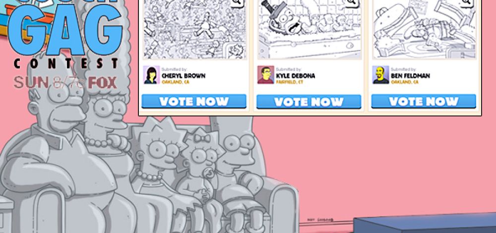 Finalisten den Couch Gag Contest stehen fest