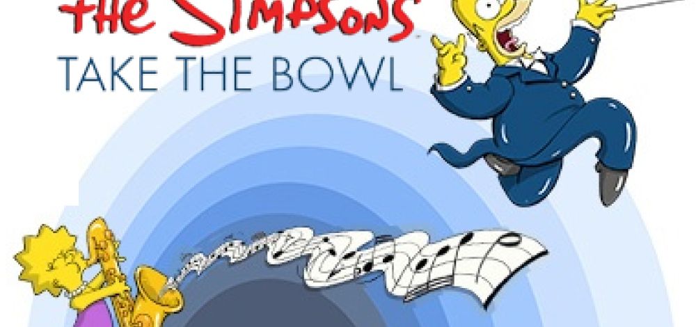 Die Simpsons take the bowl