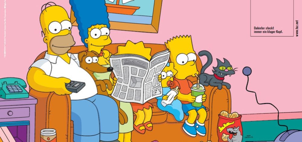 Lisa Simpson liest FAZ