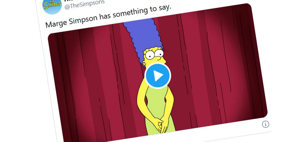 Marge Simpsons über Kamala Harris-Vergleich bei Twitter