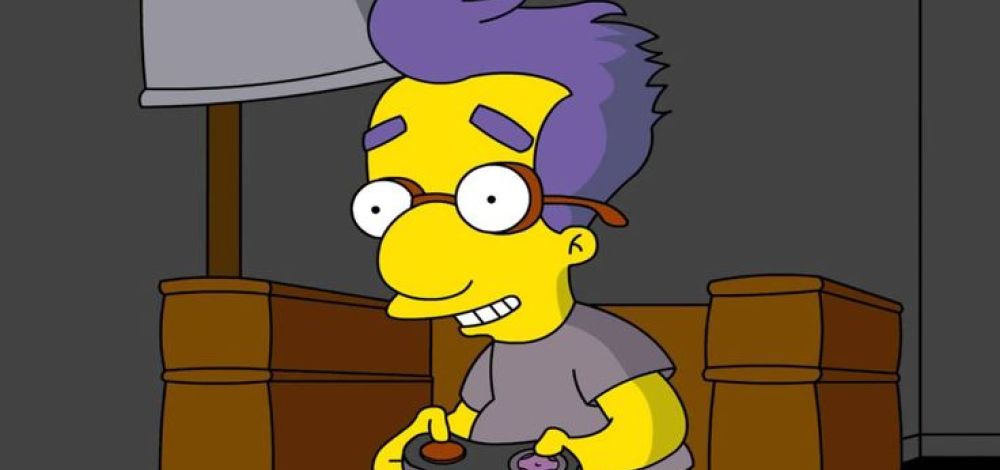 Milhouse spiel ein Videospiel
