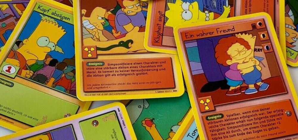 Simpsons-Sammelkarten-Spiel