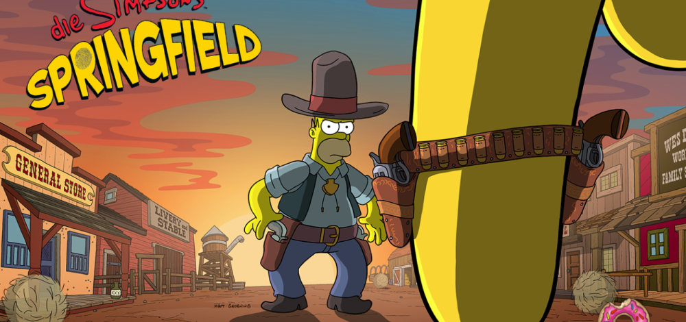 Wilder Westen Update für Die Simpsons: Springfield