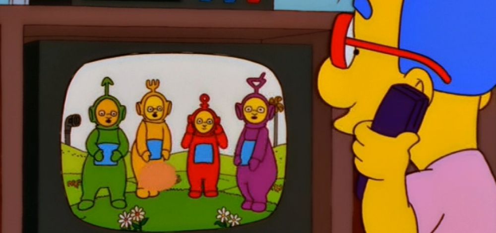 Teletubbies und die Simpsons