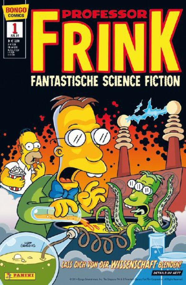 Simpsons Comics präsentiert Professor Frink Nr. 1