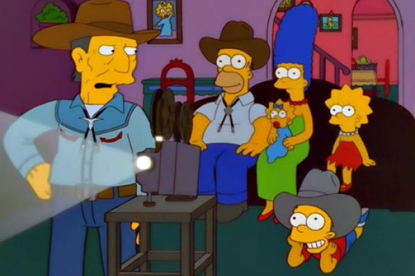 Bart und sein Westernheld