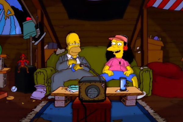Homer einmal ganz woanders