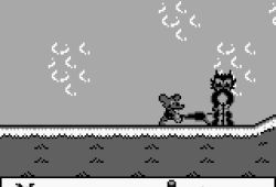 Itchy attakiert Scratchy mit einer Bohrmaschine
