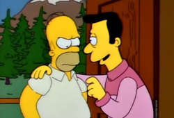 Lovejoy redet mit Homer