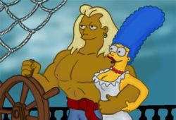 Marge Simpson hat einen Tagtraum