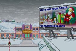 Stay 6 Feet from Santa for multiple Reasons