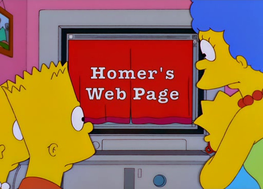 Die Simpsons und das Internet