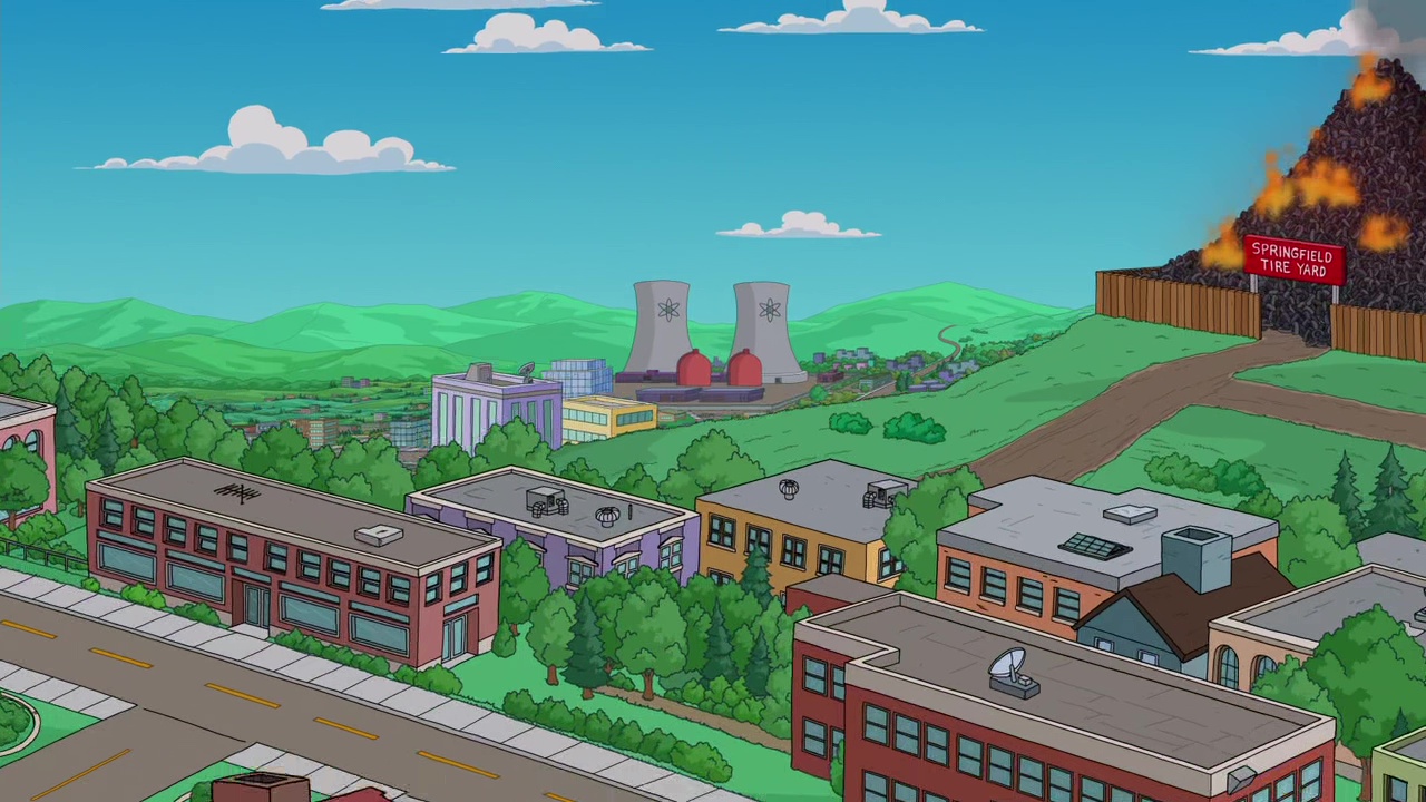Wie das Springfield der Simpsons aussieht, ist klar - aber wo liegt es eigentlich?