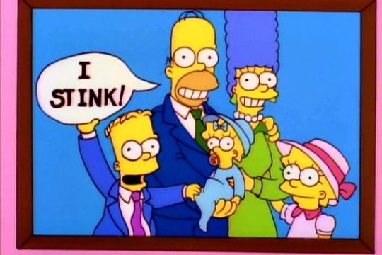 Bart sabotiert das Simpsons-Familienfoto