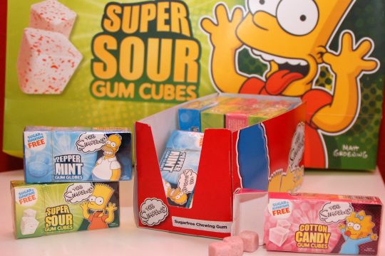 The Simpsons Gum Cubes