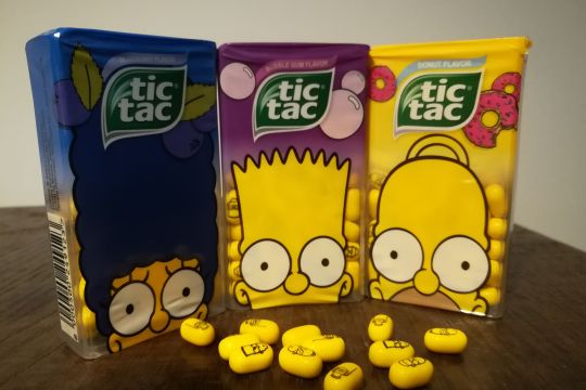 Simpsons Tic Tacs von Ferrero