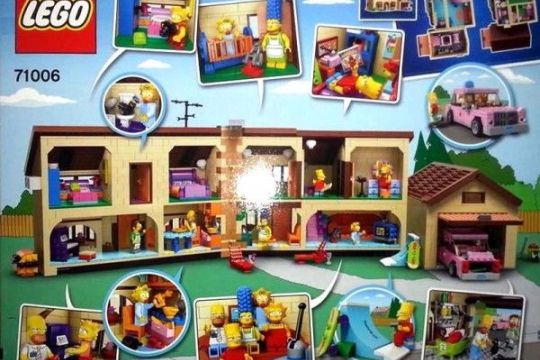 LEGO Simpsons Haus Rückseite Verpackung