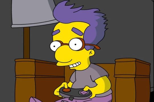 Milhouse spiel ein Videospiel