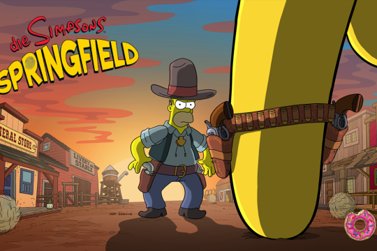 Wilder Westen Update für Die Simpsons: Springfield