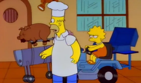 Lisa als Vegetarierin