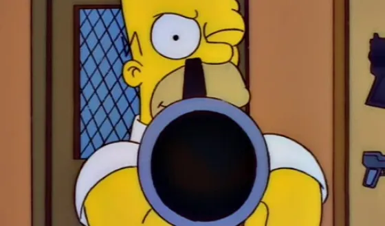 Homer und der Revolver