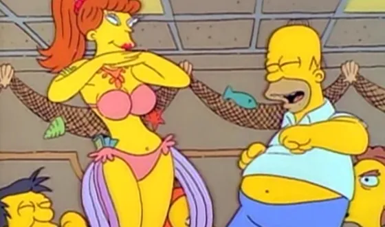 Homer als Frauenheld