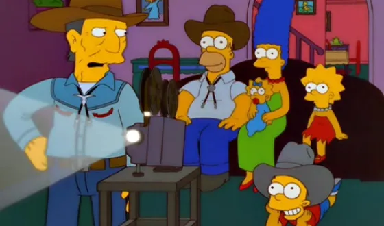 Bart und sein Westernheld