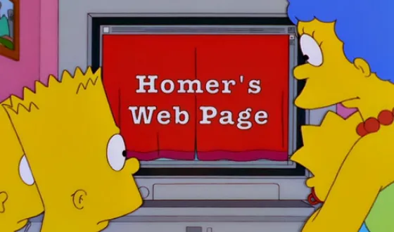 Die Simpsons und das Internet