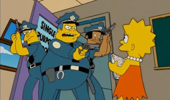 Gott gegen Lisa Simpson