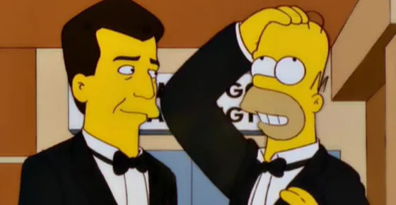 Homer und Mel Gibson