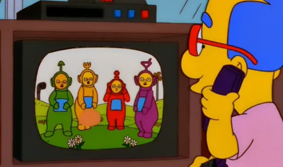 Teletubbies und die Simpsons