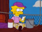 Lisa als Baumliebhaberin